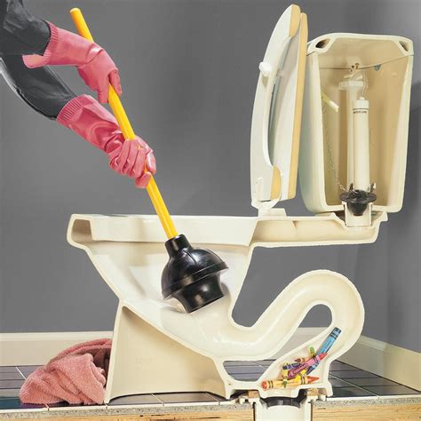 Clogged toilet plunger not working. Things To Know About Clogged toilet plunger not working. 